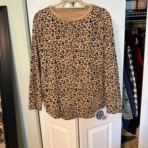 Women’s cheetah top